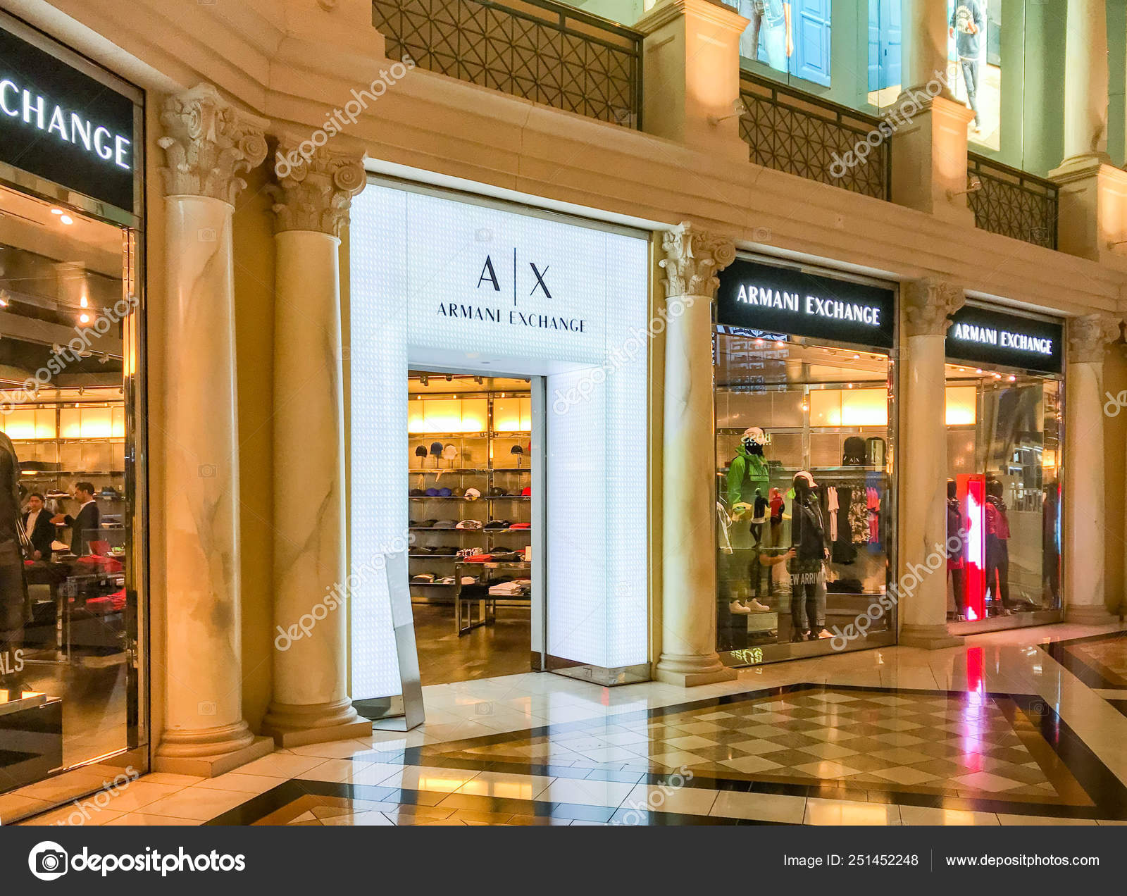 armani exchange forum shops