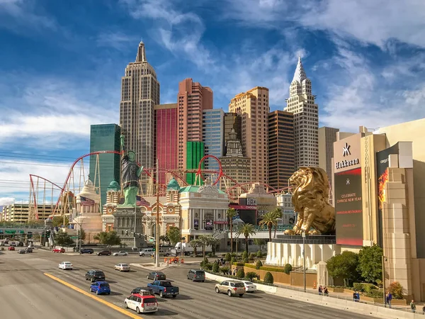Las Vegas Usa มภาพ 2019 ในลาสเวก บโรงแรมน วยอร วยอร กทางซ — ภาพถ่ายสต็อก