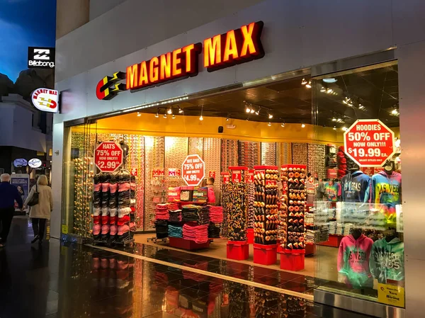 Las Vegas Febrero 2019 Entrada Tienda Magnet Max Centro Comercial — Foto de Stock