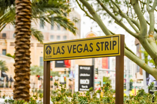 Las Vegas Usa มภาพ 2019 ญญาณแสดงท ศทางไปย งเส นลาสเวก — ภาพถ่ายสต็อก