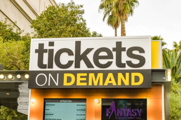 Las Vegas Usa มภาพ 2019 ลงนามเหน าหน ายต Ticket Demand — ภาพถ่ายสต็อก