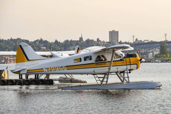 Seattle Usa June 2018 Havilland Beaver Float Plane Operated Kenmore — Stock Photo, Image