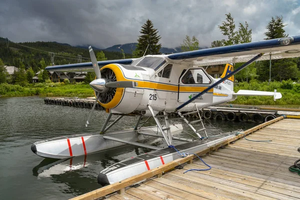Whistler Kanada Haziran 2018 Harbour Air Tarafından Işletilen Havilland Beaver — Stok fotoğraf