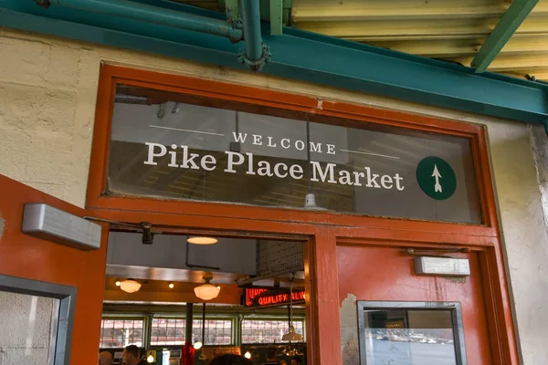Seattle Washington State Usa Juni 2018 Eintritt Zum Berühmten Pike — Stockfoto