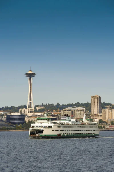 Seattle Washington State Sua Iunie 2018 Mașină Mare Feribot Pasageri — Fotografie, imagine de stoc