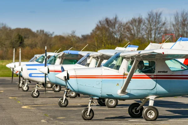 High Wycombe England March 2019 Cessna Aerobat Light Trainer Aircraft — Stock Photo, Image