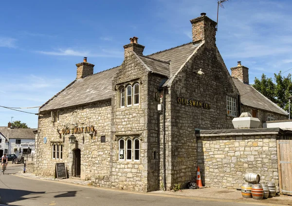 Llantwit Major Wales Juli 2018 Das Historische Alte Schwanengasthaus Llantwit — Stockfoto