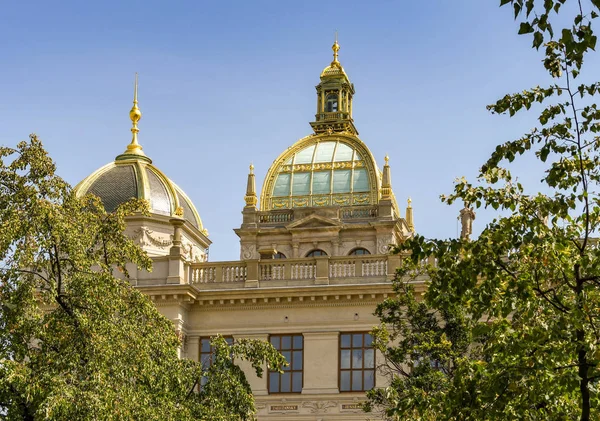 Prague República Checa Julho 2018 Exterior Museu Nacional Praga Foi — Fotografia de Stock