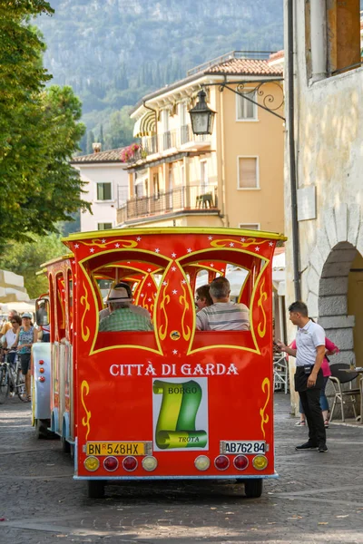 Garda Lake Garda Italy September 2018 Back Road Train Which — Stock Photo, Image