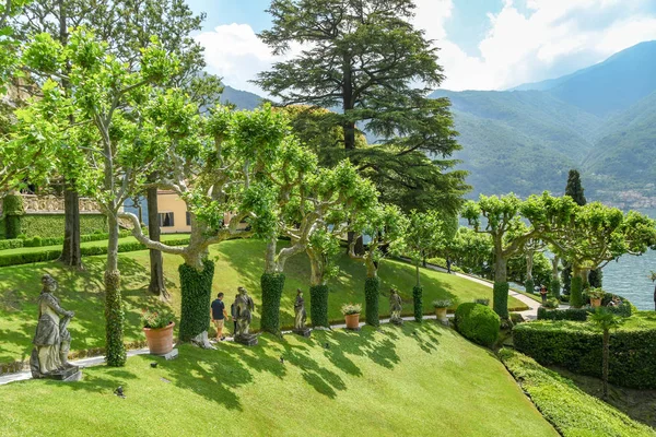 コモ湖 イタリア 2019年6月 コモ湖のレノにあるヴィラ バルビアネッロの美しい庭園 — ストック写真