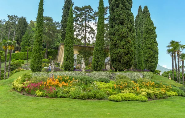 Lenno Lago Como Italia Junio 2019 Jardín Paisajístico Villa Balbianello — Foto de Stock