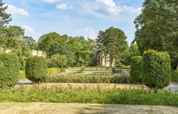 Prague Czech Republic August 2018 Landscaped Gardens Petrin Hill City — Stock Photo, Image