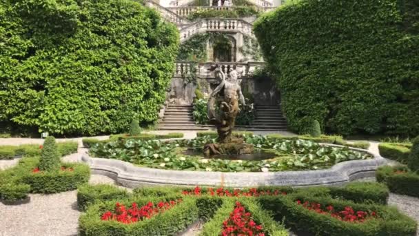 Caddenabia Lake Como Italy June 2019 Gardens Front Historic Villa — 图库视频影像