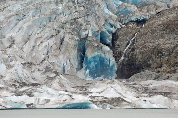 Mendenhall-glaciären, Alaska. — Stockfoto