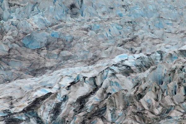 Mendenhall ledovec na Aljašce. — Stock fotografie