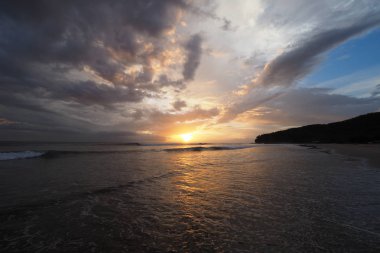 Sunset on Playa El Coco, Nicaragua.
