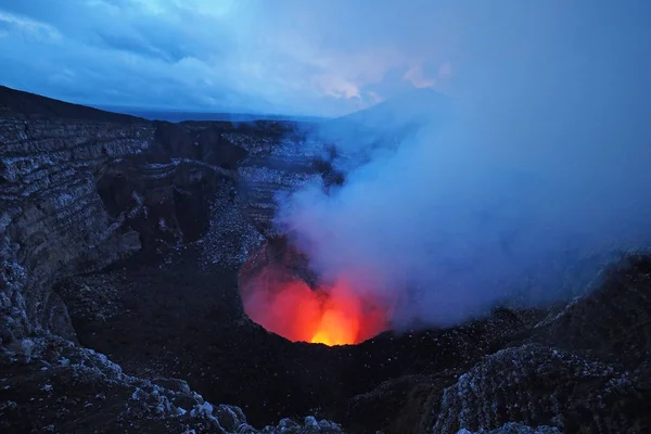 マサヤ火山、マサヤ、ニカラグア中央アメリカ. — ストック写真