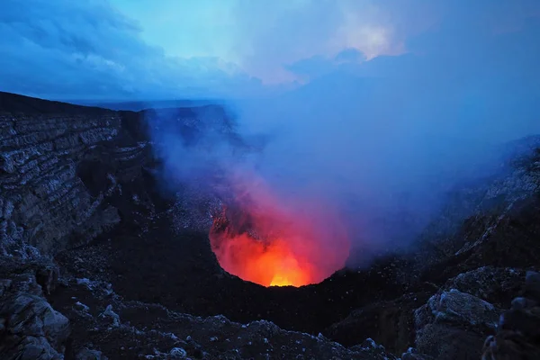 Sopka Masaya, Masaya, Nikaragua, Střední Amerika. — Stock fotografie