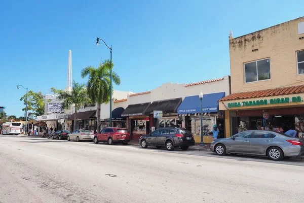 Miamis Little Havana e Calle Ocho, Florida . — Fotografia de Stock