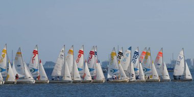 Biscayne Bay Miami, Florida lise regatta.