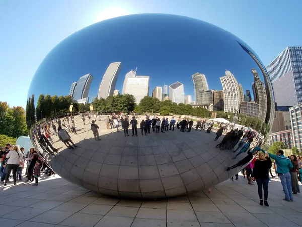 Cloud Gate, Chicago. — Foto de Stock