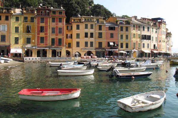 De stad van Portofino, Italië. Rechtenvrije Stockafbeeldingen