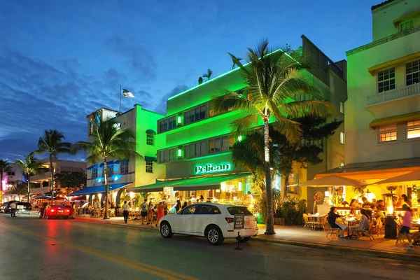 Art Deco District a Miami Beach, Florida . — Foto Stock