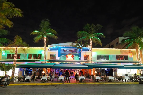 Art Deco District em Miami Beach, Flórida . — Fotografia de Stock