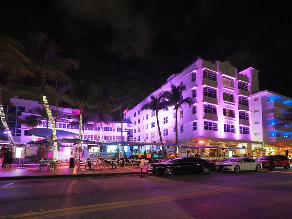 Distrito Art Deco en Miami Beach, Florida . — Foto de Stock