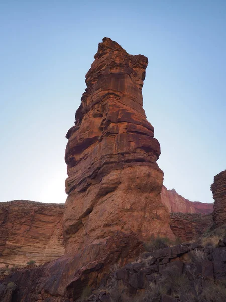 La formation rocheuse Monument dans le parc national du Grand Canyon . — Photo