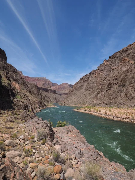 GranitStromschnellen im Grand Canyon Nationalpark. — Stockfoto