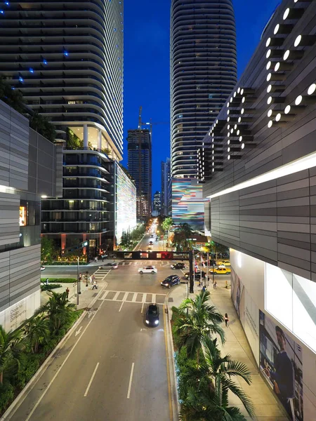 Brickell sokak sahne, Miami, Florida.