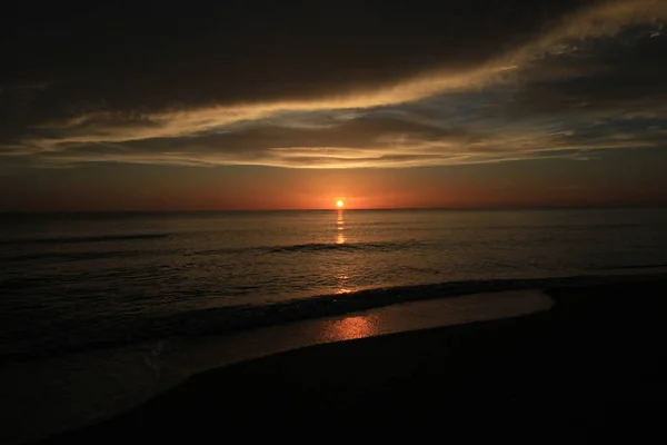 Sunset over the Gulf of Mexico off Captiva Island. — Stock Photo, Image