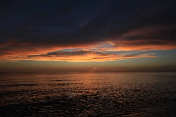 Sunset over the Gulf of Mexico off Captiva Island. — Stock Photo, Image