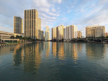 Miami, Florida ve Brickell anahtar şehir.