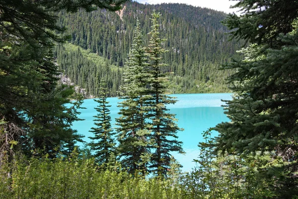 Middle Joffre Lake in Joffre Lakes Provincial Park, Canada. — Stock Photo, Image