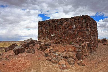 Agate House in Petrified Forest National Park, Arizona.