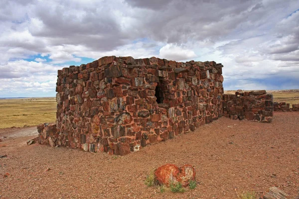 Achathaus im versteinerten Wald-Nationalpark, arizona. — Stockfoto