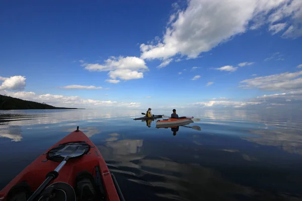 Kayakers in Biscayne Ulusal Parkı, Florida.