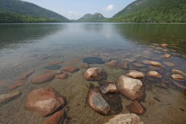 Jordan Pond di Taman Nasional Acadia, Maine . — Stok Foto