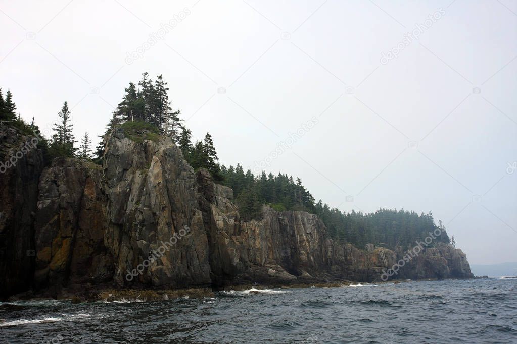 Islands off Mount Desert Island, Maine.