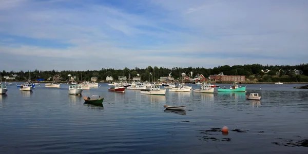 Humří čluny v Basharbor, Maine. — Stock fotografie