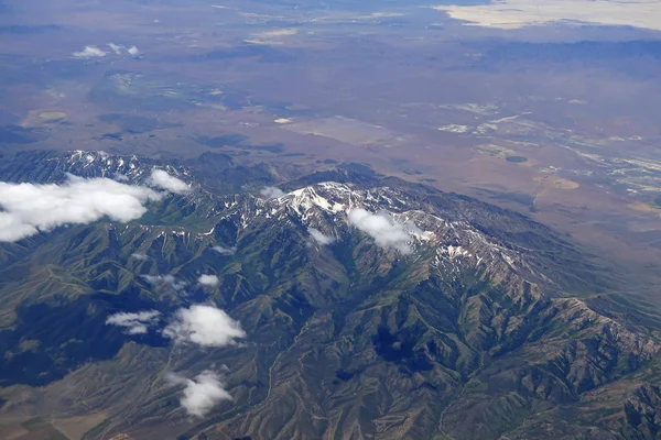 Vista aérea do Deseret Peak, Utah . — Fotografia de Stock