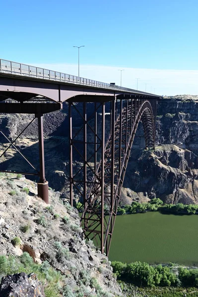 El puente Perrine en Twin Falls, Idaho . — Foto de Stock