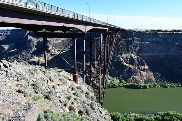 El puente Perrine en Twin Falls, Idaho . — Foto de Stock