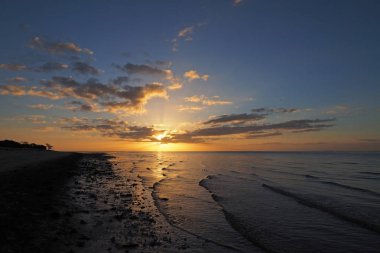 East Cape Sable açıklarında gün doğumu, Florida.