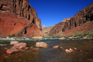 Hance Rapids Büyük Kanyon Milli Parkı'nda.