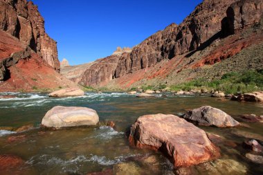 Hance Rapids Büyük Kanyon Milli Parkı'nda.