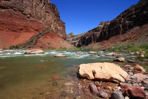 Hance Rapids Büyük Kanyon Milli Parkı'nda. — Stok fotoğraf