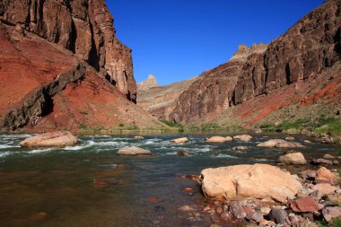 Hance Rapids Büyük Kanyon Milli Parkı'nda.